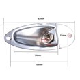 thumbnail image 2 of Mosiee Guitar Parts Jack Socket With Screws Accessories Boat Shaped Electric Guitar Fd Socket For Strat Style Jack Plate, 2 of 9