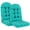Aqua Blue, variant on Adirondack Outdoor Cushions, High Quality UV Resistant, Water Resistant, 1 Count