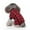 Red, variant on Pet Christmas Pajamas for Dogs Red Plaid Sweaters Soft Clothes S-XL