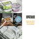 thumbnail image 4 of Set 12 Recipientes Hermeticos Found Juego 12 Contenedores Hermeticos de Plastico Para Alimentos y Almacenaje Refrigerar Microondas Topper Plastico 12 Recipientes Sellado Hermetico, 4 of 10