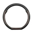 thumbnail image 3 of Car Steering Wheel Cover 15 Inch PU Leather Anti Slip Auto Accessories Breathable Black Brown, 3 of 8