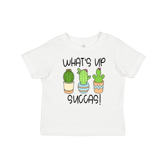 Inktastic What's Up Succas Funny Cacti Plants Boys or Girls Baby T-Shirt