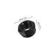 thumbnail image 2 of HIAKDOFT 50Pcs Durable Stainless Steel Hex Nuts with Nylon Insert for Secure Bolt Threads, 2 of 8