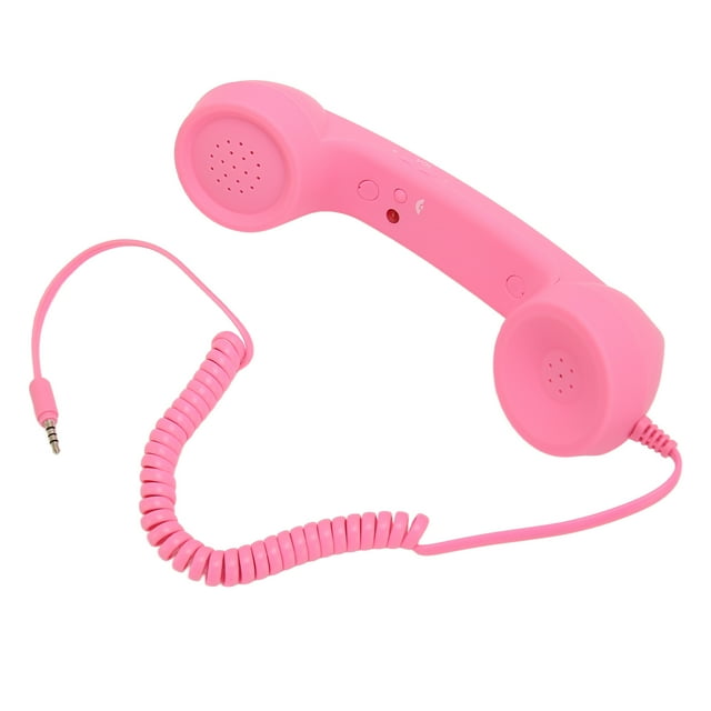 BT Telephone Handset, Retro Radiation Proof Rechargeable Mobile Phone Handset Receiver Compatible With Cellphones, Laptop And Other BT Devices