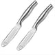 thumbnail image 1 of Cuchillo para Mantequilla, Cuchillo para Postre, Queso, Cuchillo para Mermelada de Acero Inoxidable, Cubiertos, Pan Tostado, Crema, Cortador de Queso, Herramientas de Cocina, 1 of 5