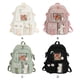 thumbnail image 5 of Sonducket escolar cómoda y espaciosa para mujer - de gran capacidad para mujer escolar Mochilas negro con insignia colgante, 5 of 6
