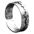 thumbnail image 1 of GOOHOCHY Anillo de dedo noctilucente Grieta elegante anillo creativo Moda de plata antigua Adornos de dedo anillo ajustable de apertura (azul-verde), 1 of 8