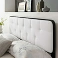 thumbnail image 2 of Modway Collins Fabric Button Tufted Queen Headboard in Gray and Azure, 2 of 6