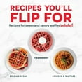 thumbnail image 5 of Nonstick Ceramic Flip Belgian Style Waffle Maker Cream, 5 of 5