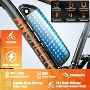 ANCHEER Electric Bike ,26 Electric Bike for Adults Electric Bicycles, 500W Electric Mountain Bike, 48V Commuter Ebike 48V Battery Ebike UL 2849, Lockable Suspension Fork, Shimano 21 Speed