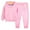 Pink, variant on Tracksuit Kids Full Set Boys Girls Plain Hoodies and Joggers Clothes Sets 2 Piece Activewear Cotton Track Suit Jogging Set Long Sleeve Hooded Winter Outfits Sweatsuits Gray 2-3 Years