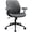 Gray, variant on COOLHUT Home Office Chair, PU Leather Ergonomic Computer Desk Chair with Removable Armrests, Mid Century Modren Executive Chair with Lumbar Support, Adjustable Height Rocking Swivel Task Chair, Brown