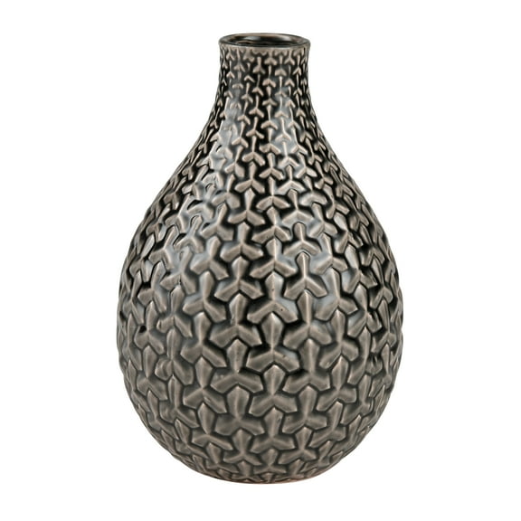Elk Home Gibbs Modern Small Vase in Gray Finish