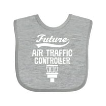 Inktastic Future Air Traffic Controller Boys or Girls Baby Bib
