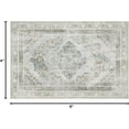 thumbnail image 3 of Hallway Runner Rug Boho Washable Non-Slip Carpet for Kitchen Entryway Laundry Bedroom, Room Decor, Home Decor, Ultra-Thin Runners Vintage Distressed Accent Rug, 4 x 6 ft, Light Gray, 1 Pack, 3 of 7