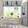 thumbnail image 4 of 2 Pack Valances Window Treatments,Summer Ocean Octopus Tropical Vintage Blackout Drapes Adjustable Curtain Valances for Windows Living Room Kitchen Over Sink, 18x52 Inch Rod Pocket Valances, 4 of 6