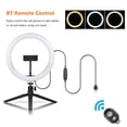 thumbnail image 2 of Anillo de 10 pulgadas con luz LED, lámpara plegable para Selfie, trípode ajustable, 2 of 8