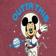 thumbnail image 3 of Mickey & Friends - Outta This World - Women's Short Sleeve Graphic T-Shirt, 3 of 5