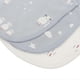 thumbnail image 3 of 3pcs Baby Bibs Cute Animal Patterns Button Closure Soft Cotton Water Absorption Infant Drool Bibs Lamb, 3 of 4