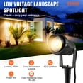 thumbnail image 2 of Iluminación de paisaje VEVOR LED de bajo voltaje IP66 de 6 W a prueba de agua, 2 of 9