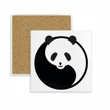 

Harmonize Positive Negative Panda Surroundings Coaster Cup Mat Mug Subplate Holder Insulation Stone