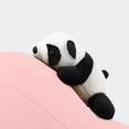 thumbnail image 6 of Womens Sun Hat Unisex Cute Panda Embroidered Baseball Cap Spring Summer Sun Pink One Size, 6 of 7