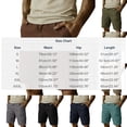 thumbnail image 3 of Fewfanhot Men's Big & Tall Multi-Pocket Cargo Shorts, Elastic Waist Drawstring Casual Outdoor Summer Shorts, S-5XL, 3 of 5
