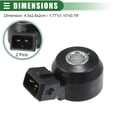 thumbnail image 3 of Car Engine Ignition Knock Sensor Detonation Sensor for Nissan Altima 2009-2018 22060-ZV00A Black, 3 of 7