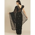 thumbnail image 2 of Poly Georgette Saree for Women Traditional Floral Saree for Women's with Unstitched Blouse, 2 of 5