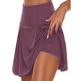 thumbnail image 2 of Ropa deportiva para mujer: elegantes pantalones cortos 2 en 1 con faldas de tenis elásticas para una comodidad informal, 2 of 4
