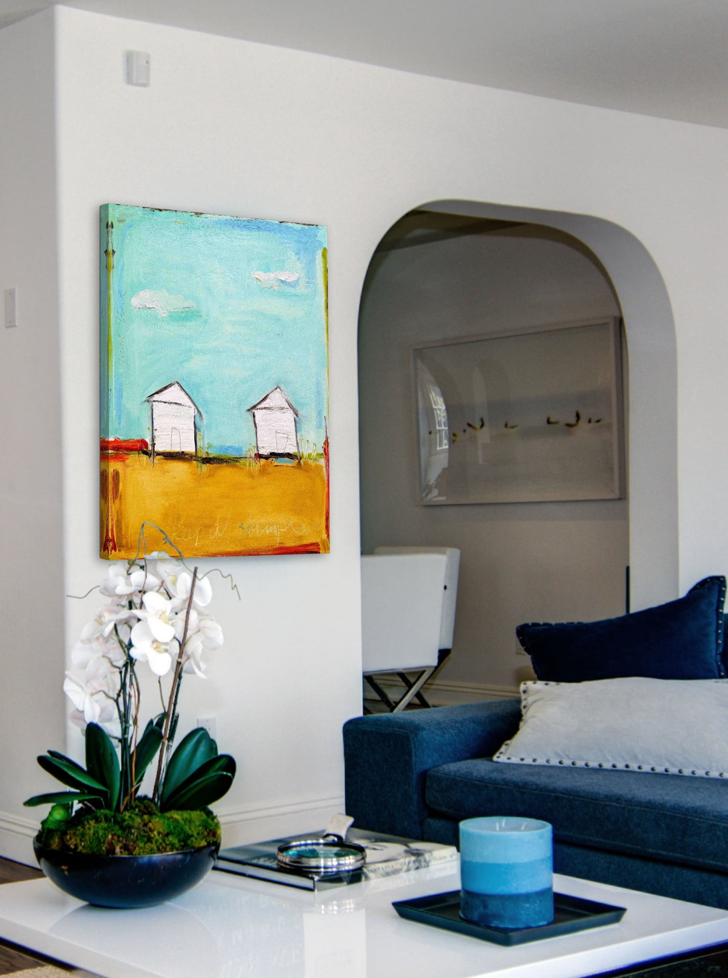 Marmont Hill "Keep It Simple" by Tori Campisi Painting Print on Canvas