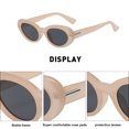 thumbnail image 3 of Gafas de sol retro de estilo hip hop con montura pequeña y personalidad de chica sexy, estilo ojo de gato, hechas de PC, 3 of 5