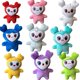 thumbnail image 2 of 2024 NUEVO 9PCS/lote Lovelys Plush Corea Super Star Plush Toy Cartoon Animal TWICE Momo Doll Llavero colgante para Fans Girls Regalos de cumpleaños, 2 of 4