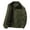 35 Army Green, variant on Men Trucker Jacket Winter Lapel Warm Thick Sherpa Lined Jackets Casual Button Multipocket Military Tactical Jacket