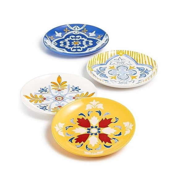 Martha Stewart Dolce Vita 8 1/2" Salad Plates, Set of 4. NEW!!!!!!!!