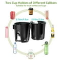thumbnail image 5 of KDD Stroller Cup Holder, Cup Holder Universal with Phone Rack, Suit Wheelchair, Walker, Bike, Scooter, Black, 5 of 9