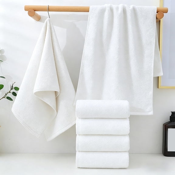 PONPRNGY 1Pc Small and Lightweight Cotton Towels Towels for Hair Drying, 13 x 30 inch