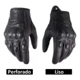 thumbnail image 2 of Guantes De Moto 100% Piel De Cabra Para Pantallas Táctiles, 2 of 8