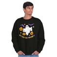 thumbnail image 4 of Halloween Stay Spooky Ghost Pumpkins Sweatshirt for Men or Women Brisco Brands S, 4 of 6