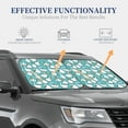 thumbnail image 2 of Lsque Cartoon Funny Goose 2 PCS Windshield Sun Shade | CarFoldable Window Covers | Car Accessories Reflect UV for Universal Cars SUV Truck | Medium, 2 of 7