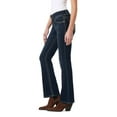thumbnail image 3 of WallFlower Luscious Curvy Bootcut Mid-Rise Insta Stretch Denim Juniors Jeans for Women, Evan, 13, 3 of 4