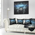 thumbnail image 3 of Designart Woman Suit with Relief - Abstract Throw Pillow - 16x16, 3 of 5