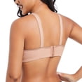 thumbnail image 6 of CYSFASHION 3 Pcs Push Up Bra for Women Bust Wireless Comfortable High Support Lounge Soft Shapermint Bra Light Pink, 6 of 9