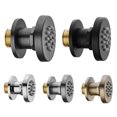 thumbnail image 5 of Bgsha 2inch Adjustable Body Round Rotatable Shower Head Massage Spa Side Spray Faucet, 5 of 5