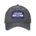 thumbnail image 5 of Yiaed Trump reelection in 2024 Take America Back Print Baseball Cap Golf Dad Hat Adjustable Original Classic Low Profile Cotton Hat Men Women, 5 of 6