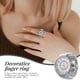thumbnail image 2 of 1 reloj de dedo elegante y moderno, mini anillo de cuarzo, joyería para mujer y hombre (plateado), 2 of 7