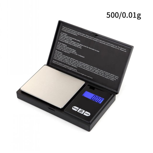 Báscula De Bolsillo Digital Báscula De Cocina Negra Báscula De Joyería Mini Báscula De Bolsillo Electrónica Advancent HA025952-01