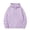 2# Light Purple, variant on Men Solid Pullover Hoodie Basic Plain Hooded Sweatshirt with Drawstring Hood & Front Kangaroo Pocket 4XL