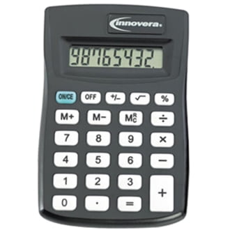Innovera 15901 Pocket Calculator, 8-Digit LCD