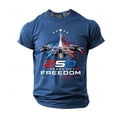 thumbnail image 2 of 250Th Anniversary USA Shirt Men's Patriotic Independence Day Graphic July 4Th Celebration Tee 4Th of July Tshirt Blue XXXL, 2 of 3